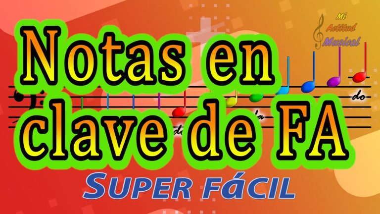 Clave de Fa: Notas Graves