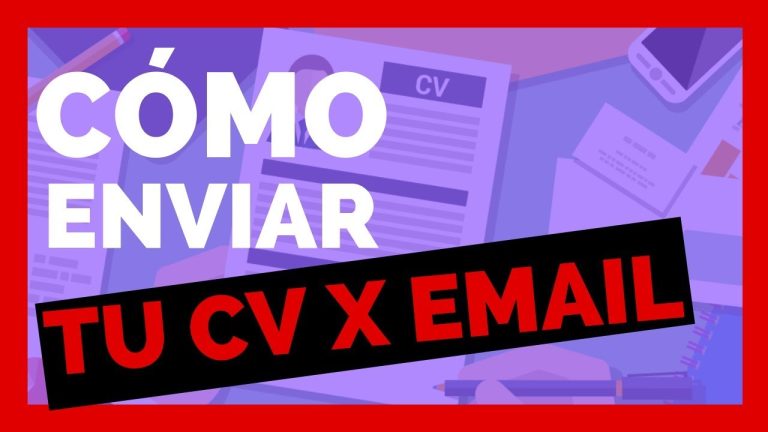 Guía para enviar un email de solicitud de trabajo