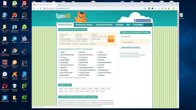 Generador de Nombre de Usuario para Instagram