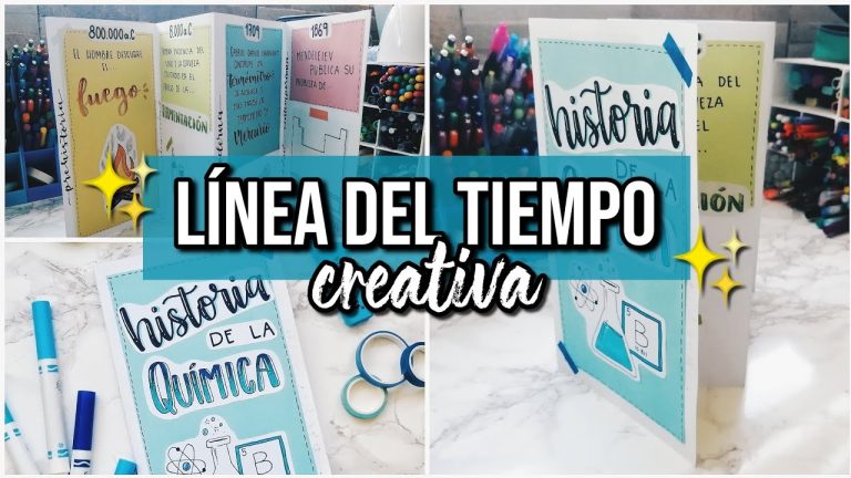Linea del Tiempo Creativa: Innovaci&oacute;n a lo Largo de la Historia