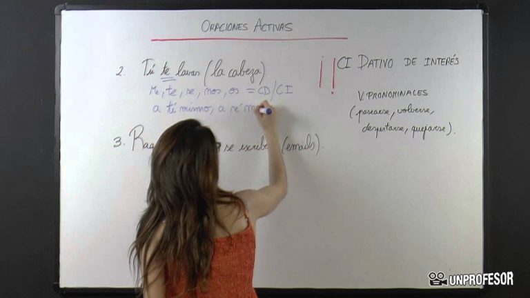 El ejemplo de la oración activa: cómo utilizarla correctamente