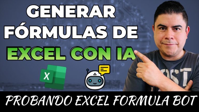 Excel fórmula bot: simplifica tus cálculos en español