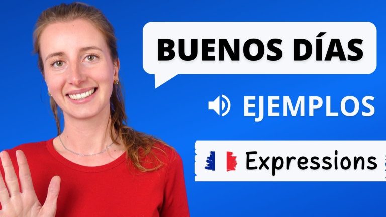 Traductor de ‘Buenos días’ al francés