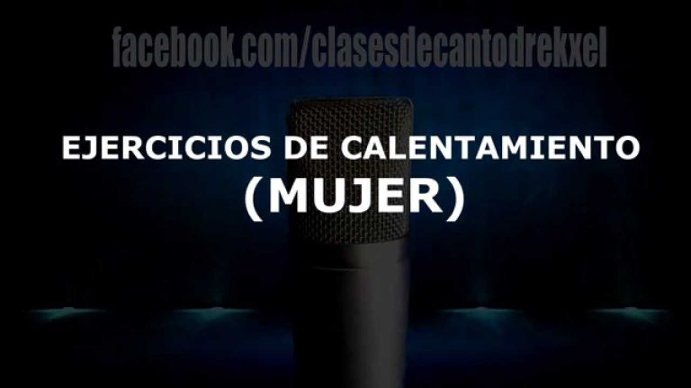 6 formas de calentar la voz antes de cantar para mujeres