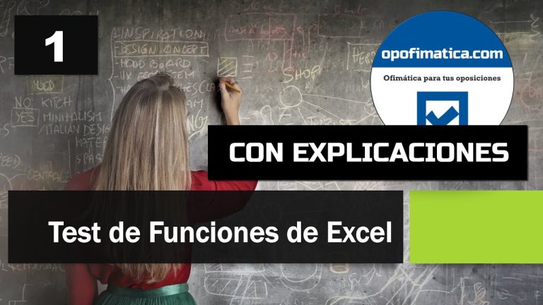 Preguntas tipo test de Excel: respuestas precisas