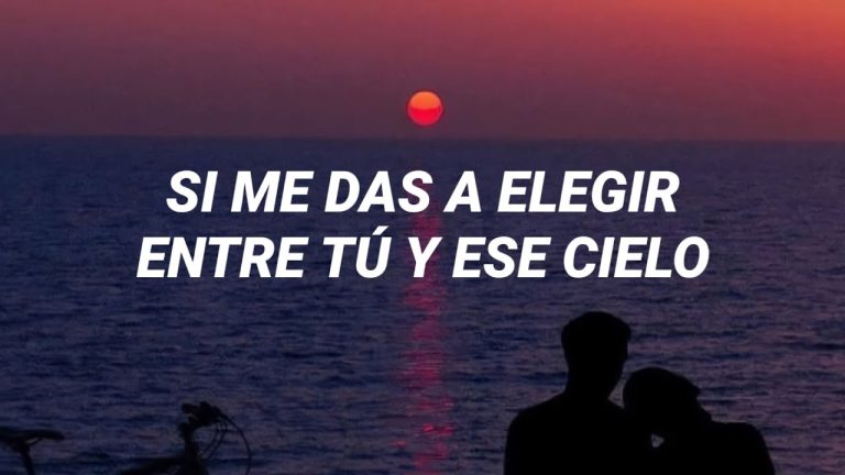 Canción Si Me Das a Elegir Letra: Análisis y Significado