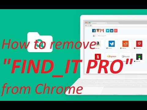 Cómo eliminar Find It Pro de Chrome