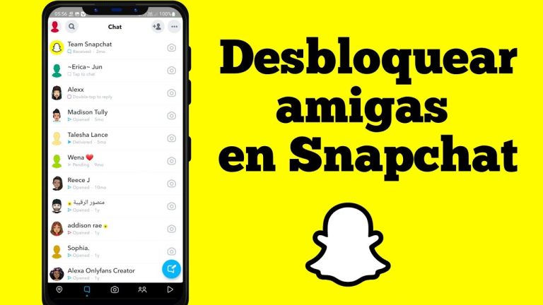 Guía para desbloquear un contacto en Snapchat