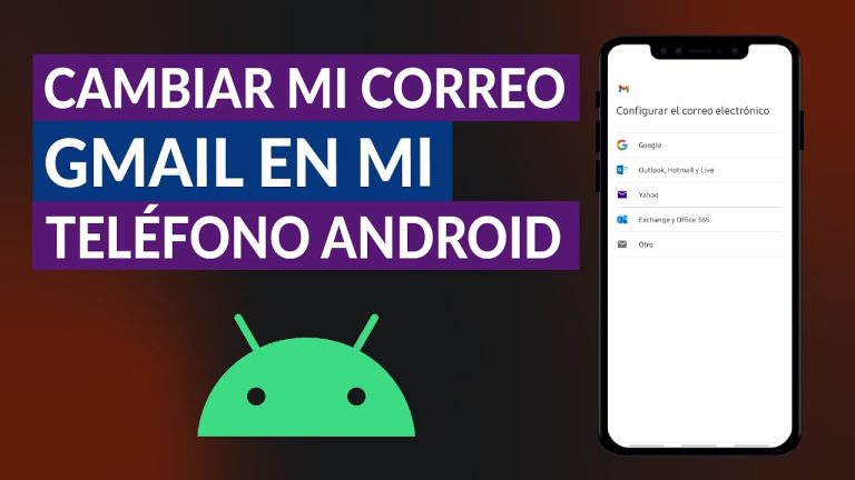 Cómo cambiar correo electrónico en el móvil