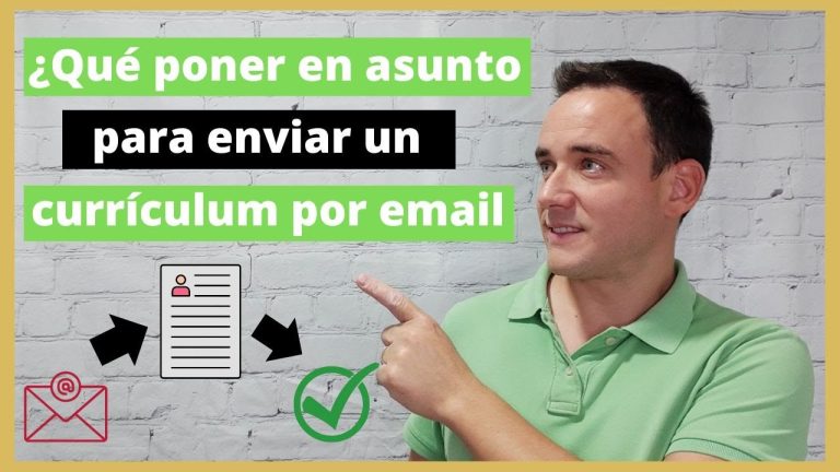 Consejos para redactar un correo al enviar tu currículum