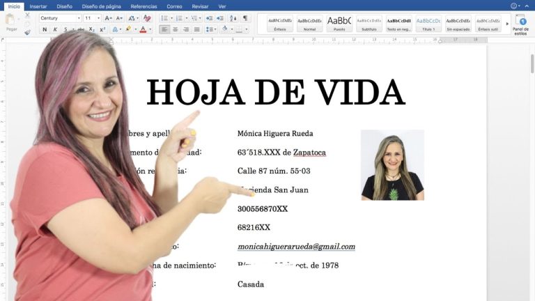 Guía para redactar una hoja de vida efectiva