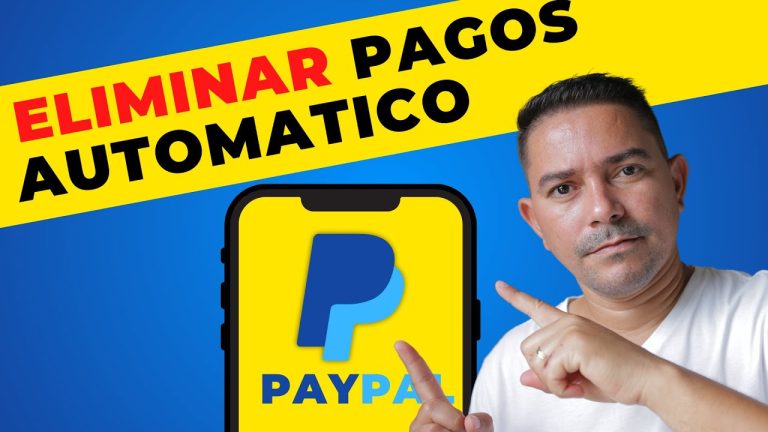 Eliminar el Pago Automático de PayPal