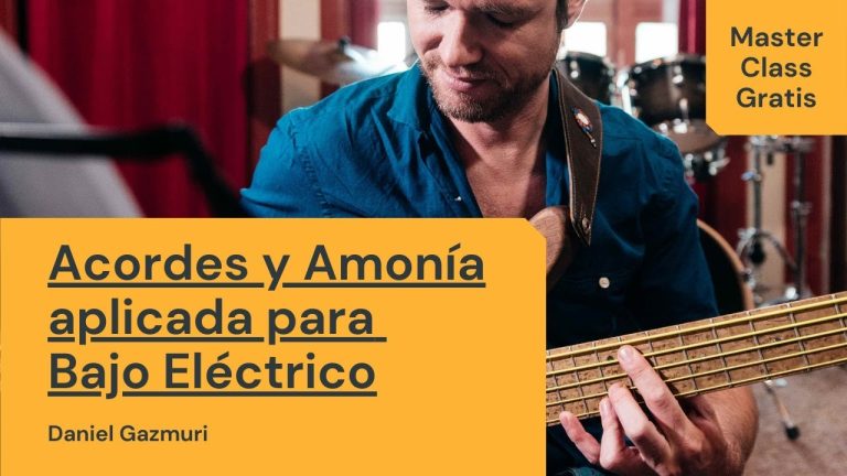 Domina los acordes en el bajo de 4 cuerdas
