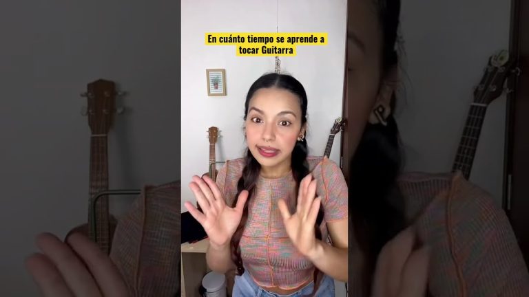 Aprender a tocar la guitarra: ¿Cuánto tiempo se necesita?